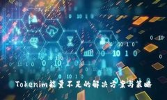 Tokenim能量不足的解决方案